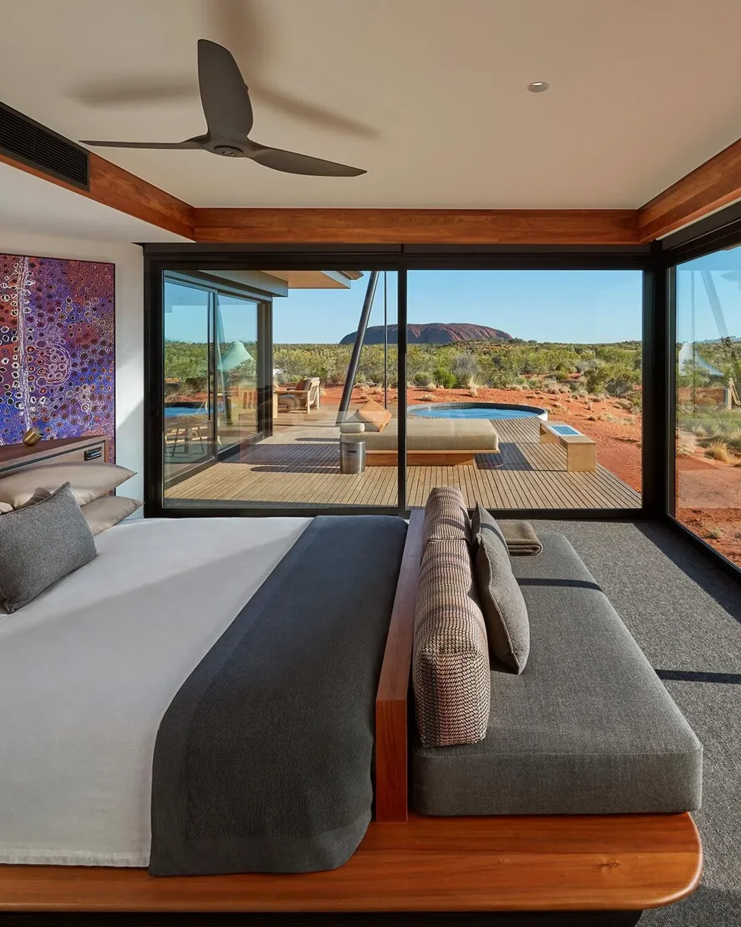 Longitude 131, bedroom